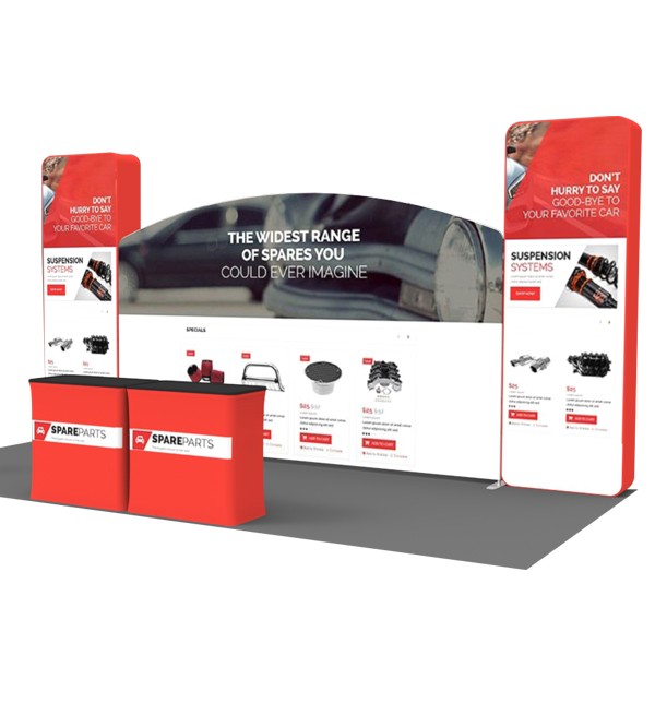 10'x20' Exhibit Booth C 10'x20' Exhibit Booth C