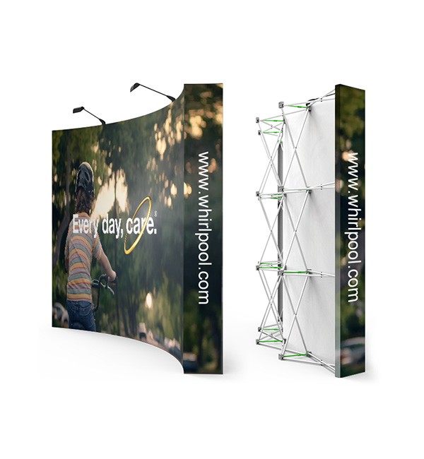 Curved Pop Up 10' Curved Pop Up 10'