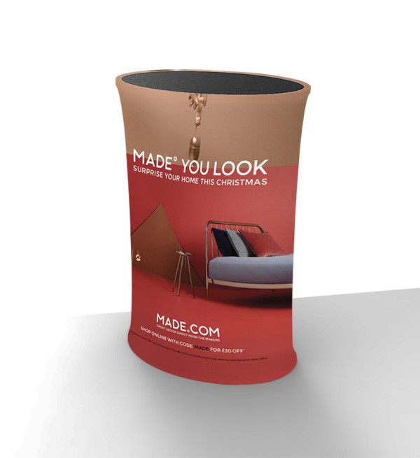Popup Table Oval