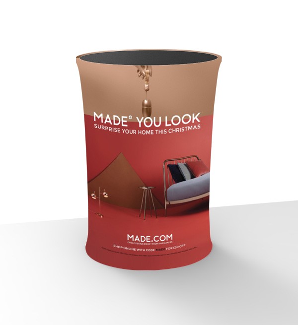 Popup Table Oval